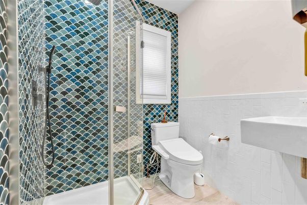 Bathroom, Glass Shower, Interior