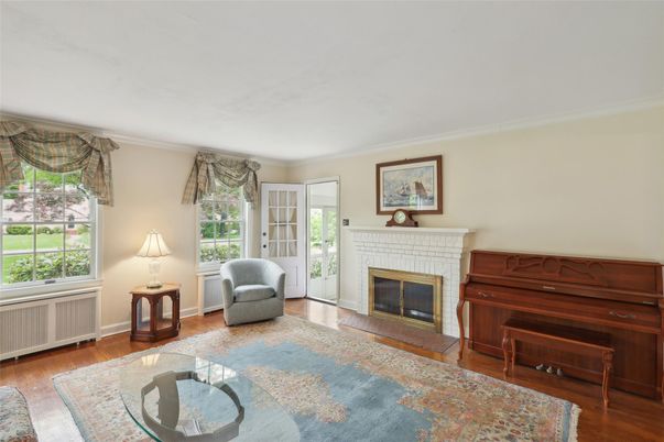 Fireplace, Interior, Piano, Wood Texture Flooring