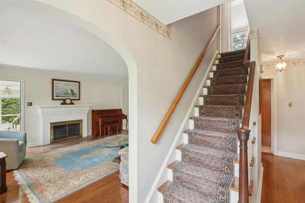 Fireplace, Interior, Wood Texture Flooring