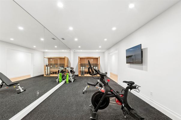 Fitness Equipment, Interior, Recessed Lighting