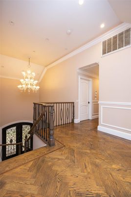 Chandelier, Interior, Recessed Lighting, Wood Texture Flooring