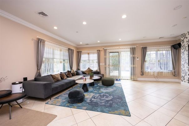 Interior, Living room, Recessed Lighting