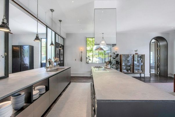 Interior, Kitchen, Pendant Lights, Recessed Lighting