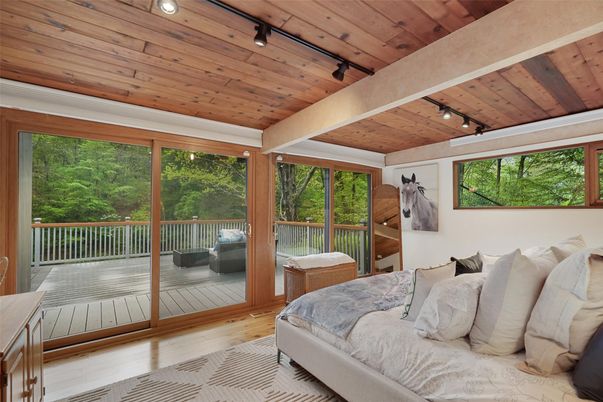 Bedroom, Interior, Wooden Ceilings, Wood Texture Flooring