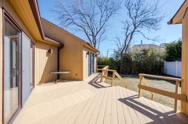 Exterior, Wood Texture Flooring