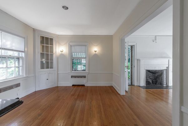 Empty room, Fireplace, Interior, Wood Texture Flooring