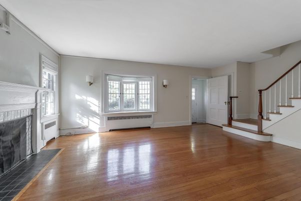 Empty room, Fireplace, Interior, Wood Texture Flooring