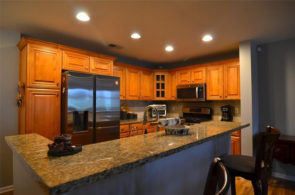 Interior, Kitchen, Recessed Lighting, Stainless Steel Appliances