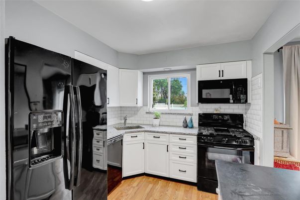 Interior, Kitchen, Wood Texture Flooring