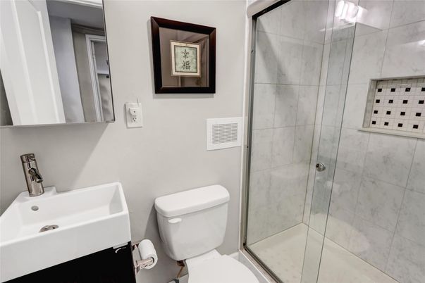 Bathroom, Glass Shower, Interior