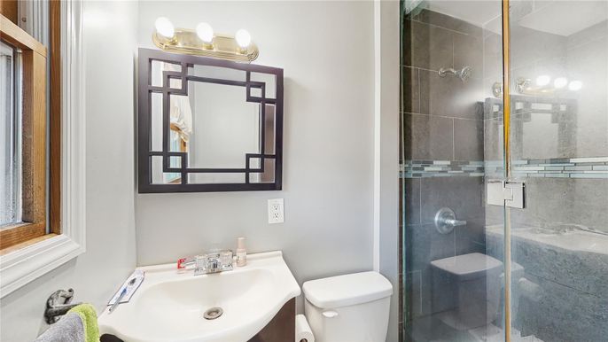 Bathroom, Glass Shower, Interior