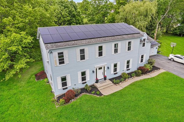 Exterior, Facade, Solar Panels, Georgian