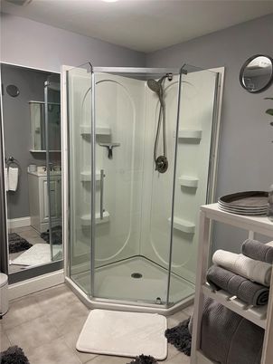 Bathroom, Glass Shower, Interior
