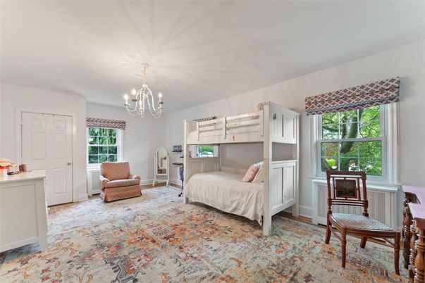 Bedroom, Chandelier, Interior