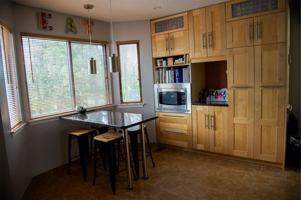 Dining room, Interior, Kitchen, Pendant Lights