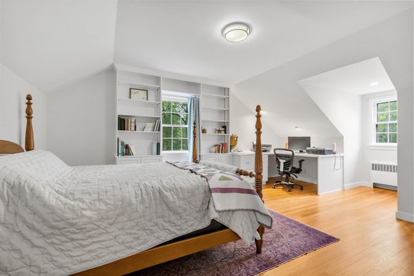 Bedroom, Home Office, Interior, Wood Texture Flooring