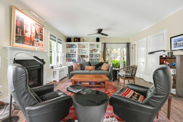 Fireplace, Interior, Living room, Wood Texture Flooring