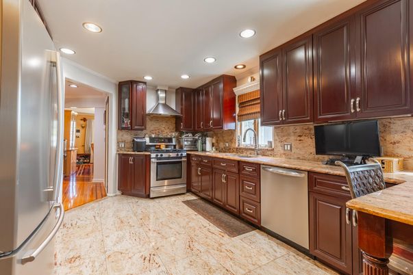 Interior, Kitchen, Recessed Lighting, Stainless Steel Appliances