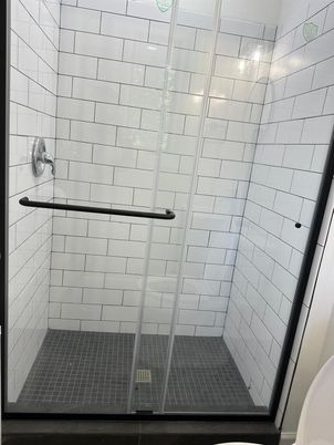 Bathroom, Glass Shower, Interior