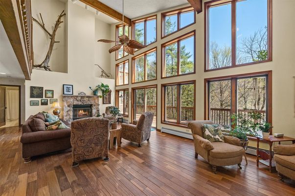 Fireplace, Interior, Living room, Wood Texture Flooring