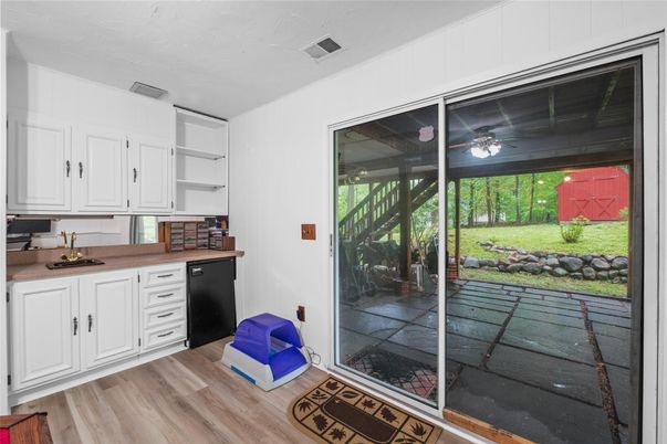 Interior, Kitchen, Wood Texture Flooring