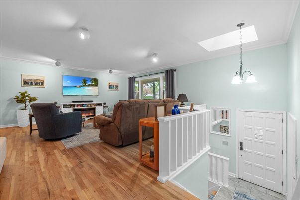 Fireplace, Interior, Living room, Pendant Lights, Wood Texture Flooring