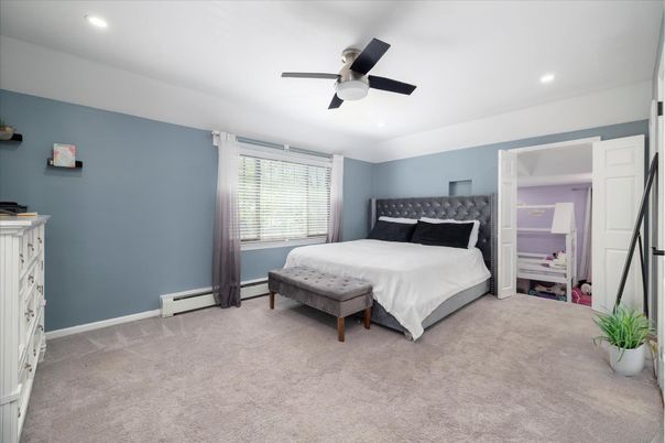Bedroom, Interior, Recessed Lighting
