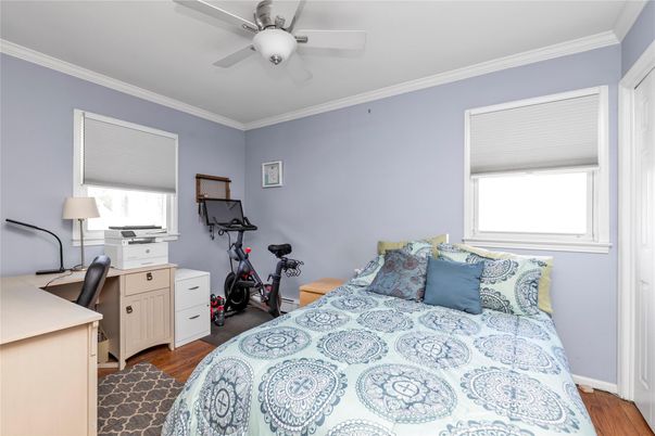 Bedroom, Fitness Equipment, Home Office, Interior, Wood Texture Flooring