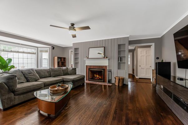 Fireplace, Interior, Living room, Wood Texture Flooring