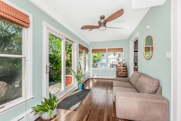 Interior, Sun Room, Wood Texture Flooring