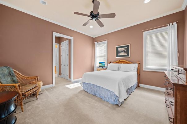 Bedroom, Interior, Recessed Lighting