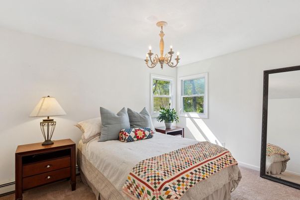 Bedroom, Chandelier, Interior