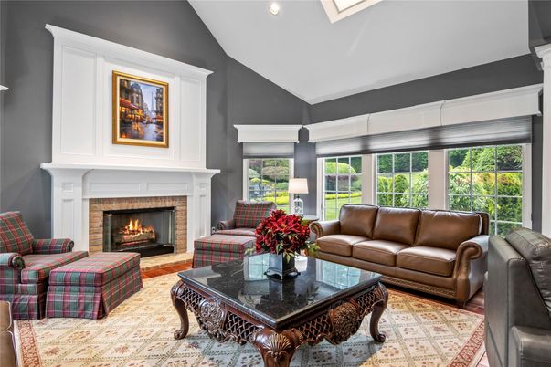 Fireplace, Interior, Living room, Recessed Lighting