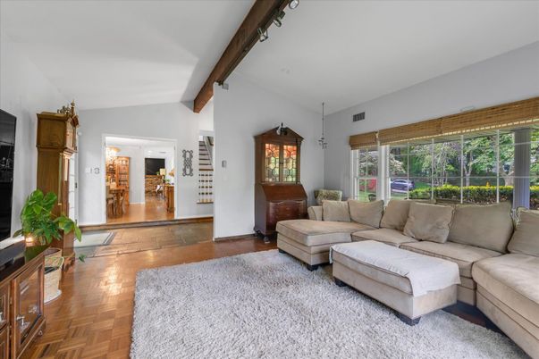 Interior, Living room, Wooden Beams, Wood Texture Flooring