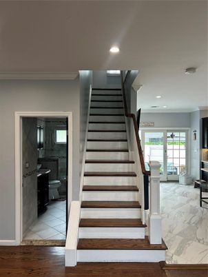 Interior, Marble, Recessed Lighting