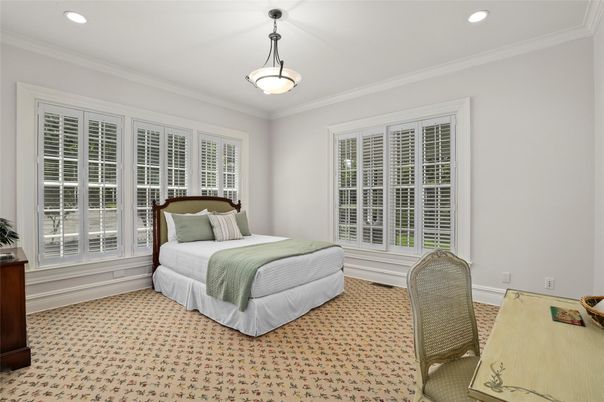 Bedroom, Interior, Pendant Lights, Recessed Lighting