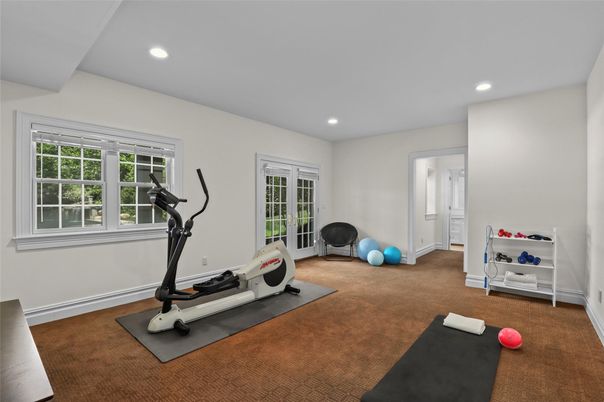 Fitness Equipment, Interior, Recessed Lighting