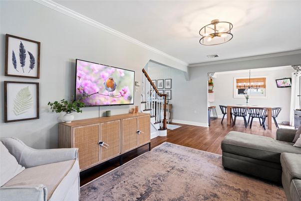 Dining room, Interior, Wood Texture Flooring