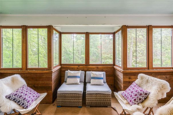 Interior, Sun Room, Wooden Walls