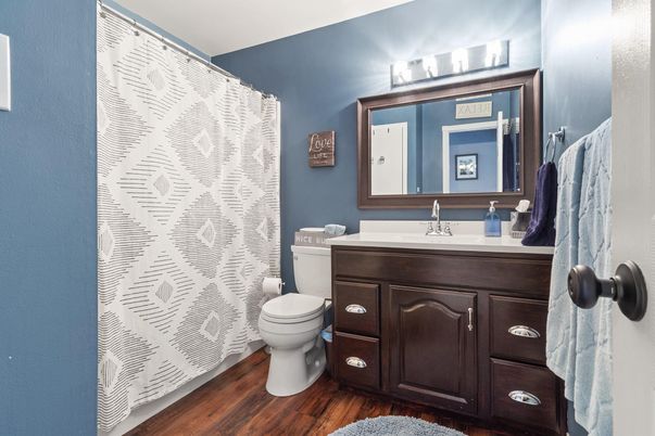 Bathroom, Interior, Wood Texture Flooring