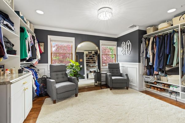 Interior, Recessed Lighting, Walk-in Closets, Wood Texture Flooring