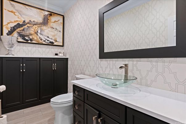 Bathroom, Interior, Wood Texture Flooring