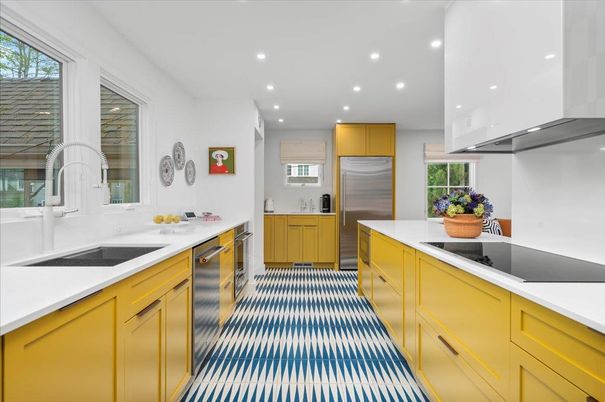 Interior, Kitchen, Recessed Lighting, Stainless Steel Appliances