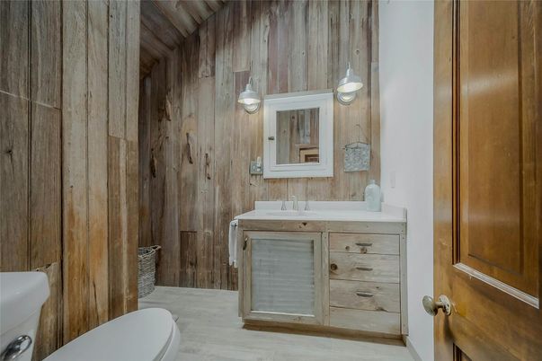 Bathroom, Interior, Wooden Walls