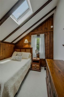 Bedroom, Interior, Wooden Walls