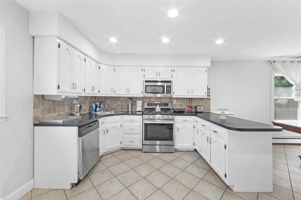 Interior, Kitchen, Recessed Lighting, Stainless Steel Appliances