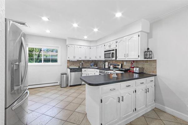 Interior, Kitchen, Recessed Lighting, Stainless Steel Appliances