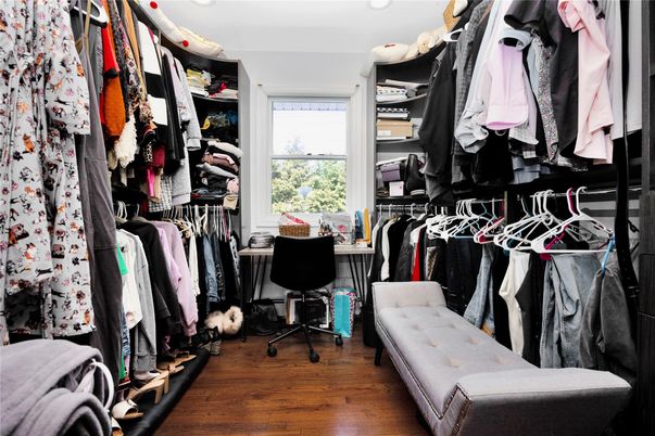Interior, Recessed Lighting, Walk-in Closets, Wood Texture Flooring