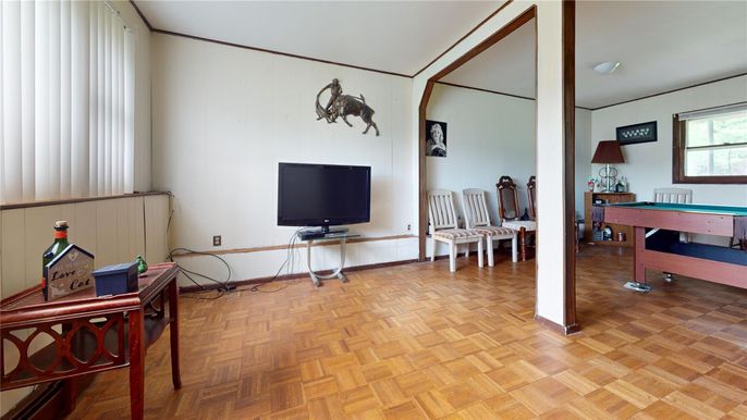 Game Room, Interior, Wood Texture Flooring