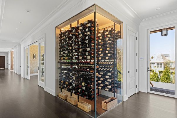 Interior, Recessed Lighting, Wine Storage, Wood Texture Flooring